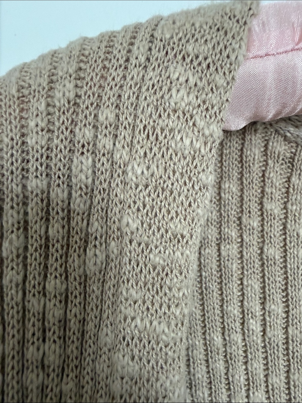 Mod Ref Long Open-Front Ribbed Cardigan in Camel - Picture 3 of 9